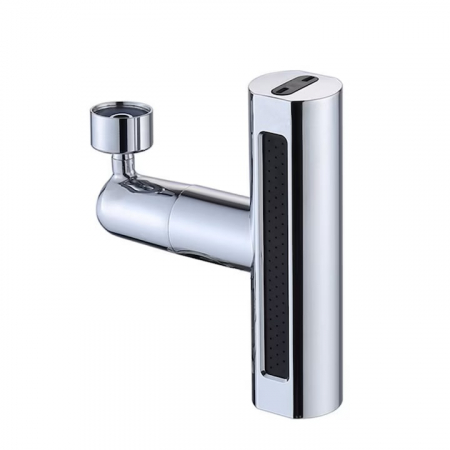 Aerator pentru robinet VarioShop®, 4 moduri de dispersie a apei, rotire 360 grade, filet extermior M22, brat rotativ, 13x12.5cm, Argintiu [17]
