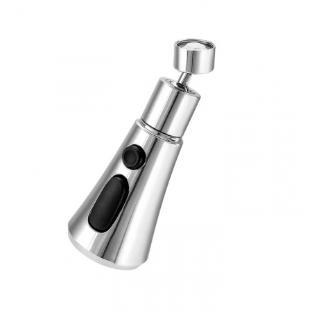 Aerator robinet pivotant VarioShop®, Universal, 3 Moduri de Pulverizare, Filet G1/2, Rotire 360°, Economisirea Apei, Flexibil, Instalare Usoara, Argintiu [14]