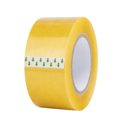 Adezivi si benzi adezive - Banda adeziva transparenta VarioShop®, tip scotch, pentru ambalaje, colete si transport, 46 mm x 200 m