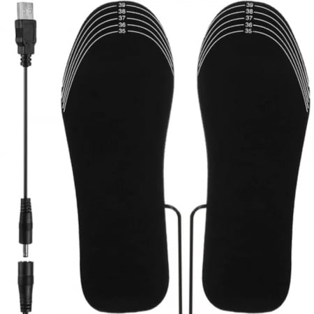 Branturi incalzite pentru incaltaminte VarioShop®, Impermeabile, Confortabile, Rezistente, Temperatura Incalzire max. 55°C, Alimentare prin USB, Marimea 35 - 40, Negru [23]