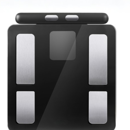 Cantare corporale - Cantar Analitic Smart VarioShop Premium Bluetooth IMC Grasime Corporala Masa Musculara 8 Electrozi WiFi LCD 180kg