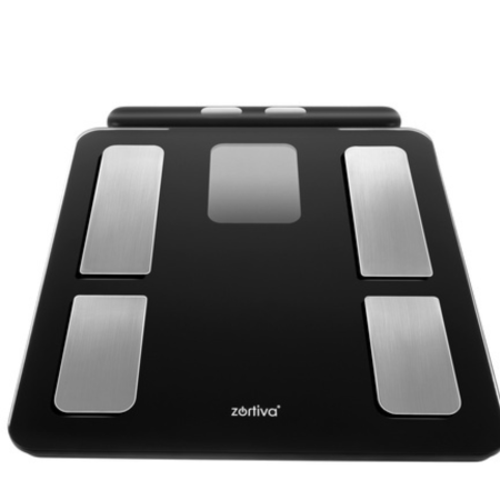 Cantare corporale - Cantar Analitic Smart VarioShop Premium Bluetooth IMC Grasime Corporala Masa Musculara 8 Electrozi WiFi LCD 180kg