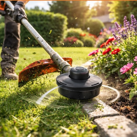 Motocoase și accesorii - Cap Mosor Motocoasă Semiautomat, Sistem Bump Feed, Filet M10 Stânga, Fir 1.5-3 mm, Universal