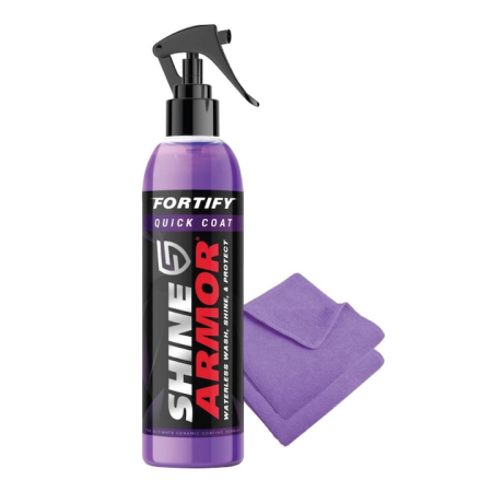 Auto & Moto - Ceara ceramica auto si laveta VarioShop®, cu efect hidrofob si protectie UV, spray profesional pentru caroserie, stralucire intensa, revitalizare culoare, mascare microzgarieturi, 230 ml
