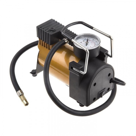 Compresor auto portabil VarioShop®, 12V, 150 PSI, 10 BAR, cu manometru si accesorii pentru umflat roti, mingi si saltele gonflabile, 16 x 15 cm [15]