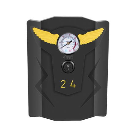 Auto & Moto - Compresor auto VarioShop®, Ideal pentru umflarea tuturor tipurilor de anvelope auto, motociclete, biciclete, mingi, saltele, 150PSI/10BAR, 120W, 19 x 15 x 5 cm, Negru