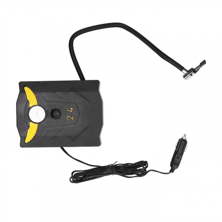 Compresor auto VarioShop®, Ideal pentru umflarea tuturor tipurilor de anvelope auto, motociclete, biciclete, mingi, saltele, 150PSI/10BAR, 120W, 19 x 15 x 5 cm, Negru [12]