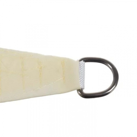 Copertina impermeabila pentru soare 3 x 3 x 3 cm VarioShop®, copertina triunghiulara, cu agatatoare, densitate 120 g/mp, Crem [16]