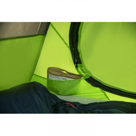 Cort de camping pentru 2 persoane VarioShop®, Impermeabil, Usor de Montat, Ventilat si Compact, Ideal pentru Drumetii si Excursii, Negru/Verde [13]
