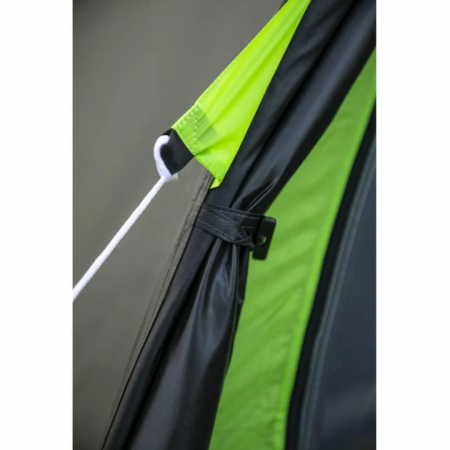 Cort de camping pentru 2 persoane VarioShop®, Impermeabil, Usor de Montat, Ventilat si Compact, Ideal pentru Drumetii si Excursii, Negru/Verde [15]