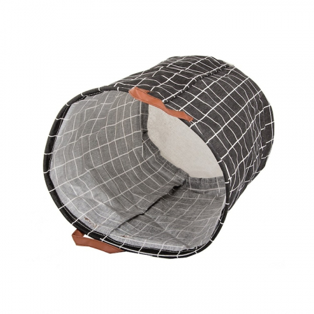 Cos Depozitare pentru Jucarii sau Haine VarioShop®, Capacitate 45 L, Marime XL, Pliabil, Manere pentru Transport, 40 x 35 cm, Negru [5]