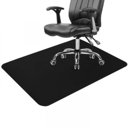 Produse ergonomice - Covoras de Protectie pentru Pardoseala VarioShop®, Contra Zgarieturilor, Mutifunctional, 2 Fete Lucios/Mat, Dimensiuni 130 x 90 cm, Grosime 0.5 mm, Negru