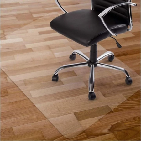 Produse ergonomice - Covoras de Protectie pentru Pardoseala VarioShop®, Contra Zgarieturilor, Mutifunctional, Suprafata Mata, Dimensiuni 130 x 90 cm, Grosime 0.5 mm, Transparent