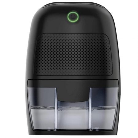 Dezumidificatoare - Dezumidificator pentru Casa VarioShop®, Functie de Oprire Automata, Portabil, Silentios, Capacitate Rezervor 600 ml, 48 ore, Consum Redus de Energie, 21 x 15 x 11 cm, Negru