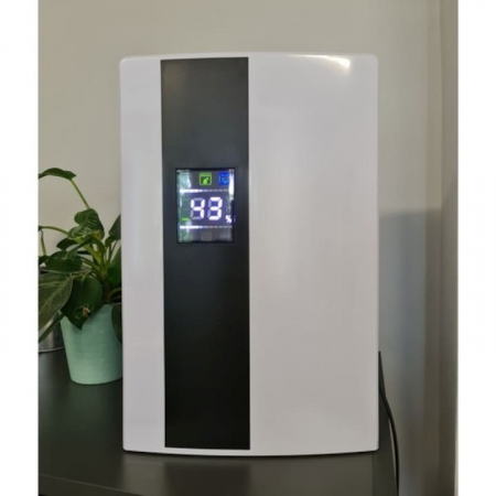 Dezumidificator si Purificator de Aer VarioShop®, Afisaj Temperatura/Umiditate, Tehnologie Peltier, Silentios, Anti-Mucegai, Telecomanda, Randament 650ml/zi, Putere 90 W, Alb [17]