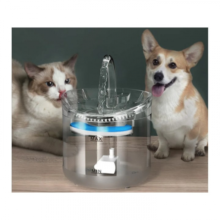 Dispenser de apa automat pentru caini si pisici VarioShop® pentru hidratarea optima a animalelor de companie, cu design adaptabil si capacitate extinsa, senzor infrarosu, purificare apa, ultra-silenti [11]