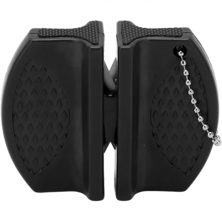 Ascutitoare cutite - Dispozitiv pentru ascutit cutite VarioShop®, 2 Nivele de Ascutire, Portabil, 7 x 6 cm, Negru
