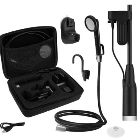 Sport & Travel - Dus portabil camping VarioShop 2200mAh wireless USB, pompa electrica submersibila, debit 3.5-4L/min, furtun 1.8m, impermeabil IPX8/IPX4, dus exterior pentru camping si rulote
