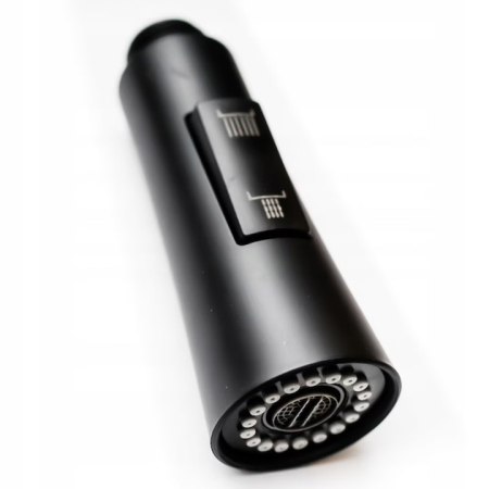 Accesorii sanitare bucatarie - Extensie pentru robinet VarioShop®, universal, pentru baie, bucatarie, dimensiune M22, 2 moduri de pulverizare, economisire apa, instalare usoara, Negru