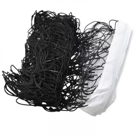 Fileu VarioShop® pentru volei, badminton si tenis, Plasa rezistenta, Cadru durabil, Geanta de transport cu fermoar si maner inclusa, Dimensiune 9.5 x 1 m, Negru [11]