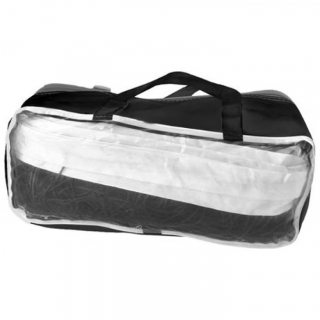 Fileu VarioShop® pentru volei, badminton si tenis, Plasa rezistenta, Cadru durabil, Geanta de transport cu fermoar si maner inclusa, Dimensiune 9.5 x 1 m, Negru [15]
