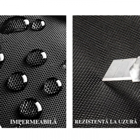 Geanta cosmetica profesionala VarioShop®, ideala pentru calatorii, vacante sau deplasari, utilizare universala, variante de compartimentare la alegere, impermeabila, 26 x 9 x 22 cm, neagra [19]