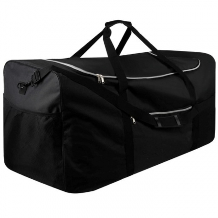 Genti voiaj - Geanta de Voiaj VarioShop®, impermeabila, curea de umar reglabila 74-130 cm, manere solide, buzunare laterale si frontale, capacitate 180 l, 40 x 50 x 90 cm, Negru