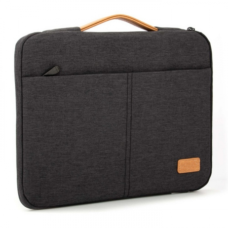 Husa / geanta laptop - Geanta Universala pentru Laptop VarioShop®, 15.6 inch, Rezistenta la Apa, Design Minimalist si Elegant, Compatibila laptop Apple MacBook Air, MacBook Pro Touch Bar, Asus, Acer, Dell, Huawei, 39 x 28 x