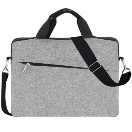 Laptopuri si accesorii - Geanta Universala VarioShop®, pentru Laptop 12-14 inch, Protectie Interna, Compartiment Principal si Curea de Umar Detasabila, Compatibila laptop Apple MacBook, Asus, Acer, Dell, Huawei, 41 x 30 cm, G