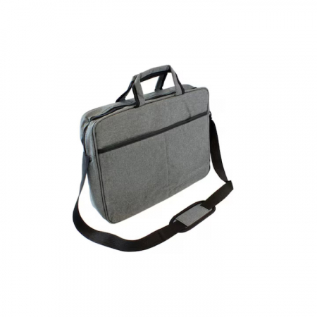 Geanta Universala VarioShop®, pentru Laptop 15.6 inch, Rezistenta la Apa, Curea Detasabila, Design Clasic si Elegant, Compatibila laptop Apple, Asus, Acer, Dell, Huawei, 41 x 32 cm, Gri [7]