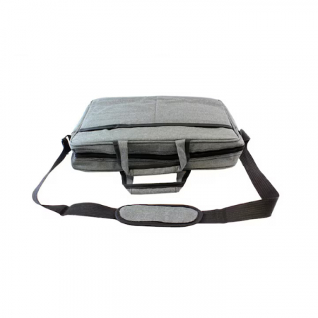 Geanta Universala VarioShop®, pentru Laptop 15.6 inch, Rezistenta la Apa, Curea Detasabila, Design Clasic si Elegant, Compatibila laptop Apple, Asus, Acer, Dell, Huawei, 41 x 32 cm, Gri [9]