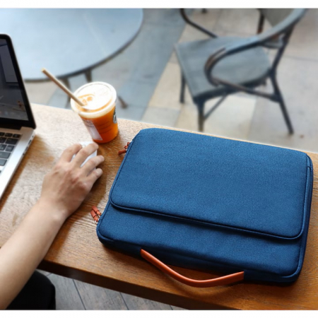 Geanta Universala VarioShop®, pentru Laptop 15.6 inch, Rezistenta la Apa, Design Clasic si Elegant, Compatibila laptop Apple MacBook Air, MacBook Pro Touch Bar, Asus, Acer, Dell, Huawei, 39 x 4.5 x 28 [12]