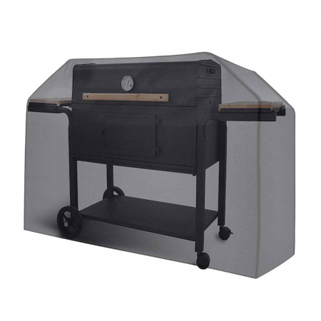 Husa pentru gratar VarioShop®, Rezistenta la apa si la raze UV, Material impermeabil si durabil, 95 x 100 x 60 cm, Negru [3]