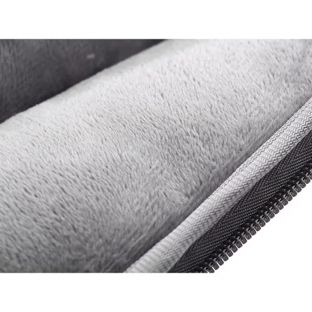 Husa Universala VarioShop®, pentru Laptop 14.2 inch, cu Burete Antisoc, Rezistena la Apa, Compatibila laptop Apple MacBook Air, MacBook Pro Touch Bar, Asus, Acer, Dell, Huawei, 35 x 2 x 24 cm, Gri [20]