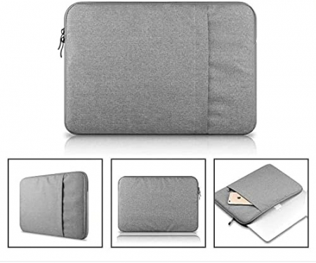 Husa Universala VarioShop®, pentru Laptop 15.6 inch, cu Burete Antisoc, Rezistena la Apa, Compatibila laptop Apple MacBook Air, MacBook Pro Touch Bar, Asus, Acer, Dell, Huawei, 40cm x 2cm x 30cm, Negr [9]