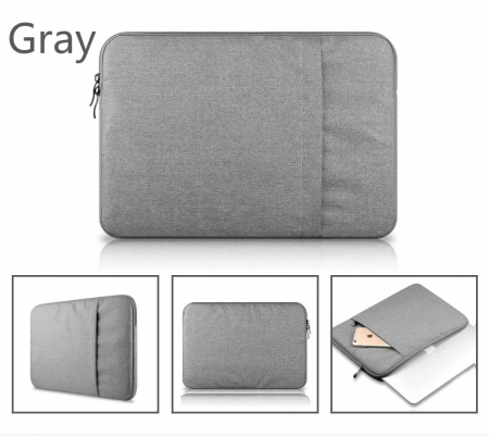 Husa Universala VarioShop®, pentru Laptop 15.6 inch, cu Burete Antisoc, Rezistena la Apa, Compatibila laptop Apple MacBook Air, MacBook Pro Touch Bar, Asus, Acer, Dell, Huawei, 40cm x 2cm x 30cm, Gri [12]