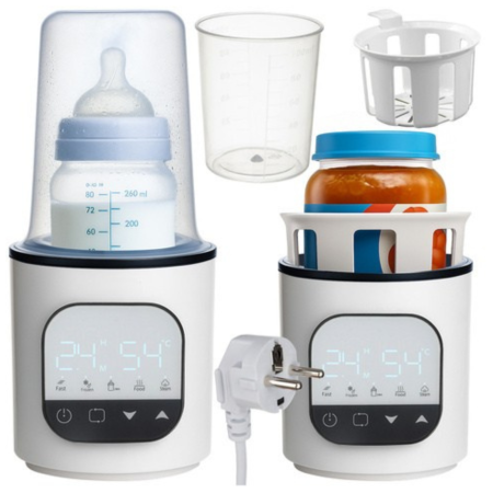 Jucarii, Copii & Bebe - Incalzitor biberoane 5 in 1 multifunctional VarioShop®, incalzire rapida, sterilizare, decongelare, control temperatura, display digital, fara BPA