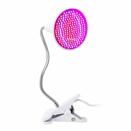 Lampi pentru cresterea plantelor - Lampa LED Crestere Plante  VarioShop® 30W, 200 LED, Spectru Complet Rosu 660nm și Albastru 450nm, Braț Flexibil cu Clema, Ideală pentru Plante de Interior si Rasaduri