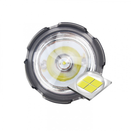 Lanterna Multifunctionala cu Trepied VarioShop®, 4 Moduri De Iluminat, COB 90, Reincarcabila, Incarcare USB, Indicator baterie, Negru [12]