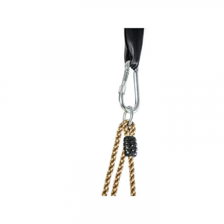 Leagan pentru copii din plastic VarioShop®, Rotund, Fara Spatar, Stabil si Usor, Franghie Inclusa, Rezistent 75 kg, Dimensiuni 27 x 4 cm, Rosu [13]