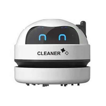 Mini aspirator portabil VarioShop®, pentru laptop, tastatura, masina, baterie reincarcabila, design compact, usor de utilizat, 8.5 x 7 cm, Alb [16]