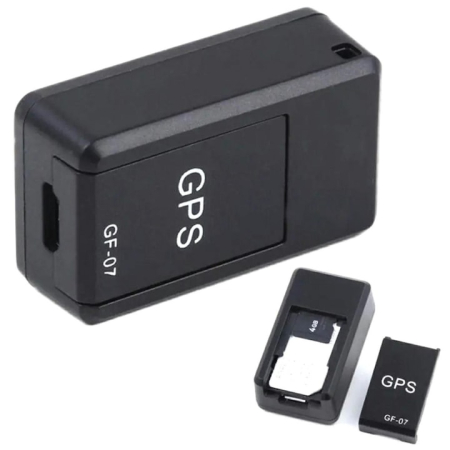 Wearables & Gadgeturi - Mini localizator GPS magnetic VarioShop®, cu functie de interceptare, utilizare cu cartela SIM, Negru