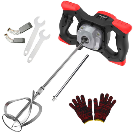 Unelte si aparate de masura - Mixer electric profesional VarioShop® 2800W, malaxor mortar adeziv si beton, 6 trepte viteza, motor cupru, filet M14, mixer constructii puternic, utilizare intensiva