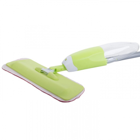 Mop Plat cu Pulverizator si Rezervor VarioShop®, Laveta Microfibra, Potrivit pentru Toate Tipurile de Suprafete, Capacitate Rezervor 1 L, Verde [9]