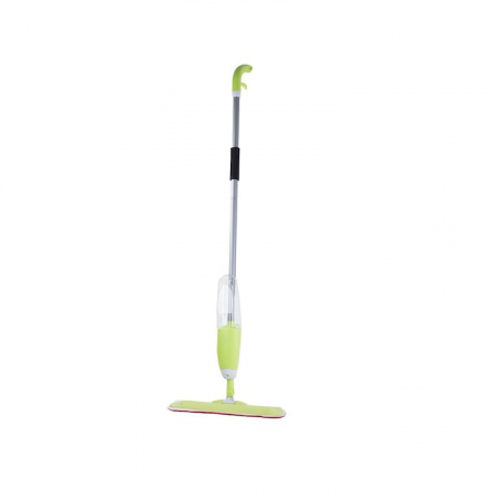 Maturi, Mopuri si galeti - Mop Plat cu Pulverizator si Rezervor VarioShop®, Laveta Microfibra, Potrivit pentru Toate Tipurile de Suprafete, Capacitate Rezervor 1 L, Verde