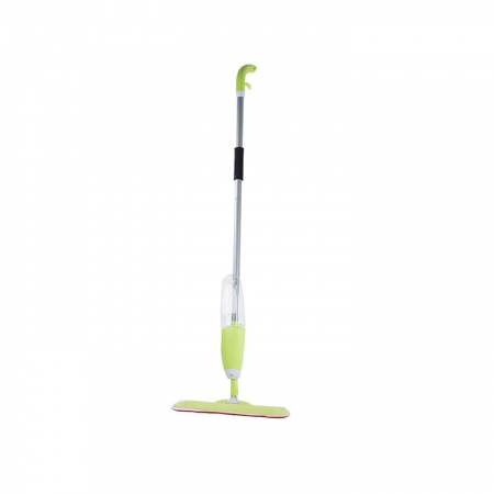 Mop Plat cu Pulverizator si Rezervor VarioShop®, Laveta Microfibra, Potrivit pentru Toate Tipurile de Suprafete, Capacitate Rezervor 1 L, Verde [15]