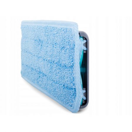 Mop Rotativ cu Microfibra VarioShop®, Maner Reglabil, Rasucire Automata, pentru toate Tipurile de Pardoseli, Albastru [16]