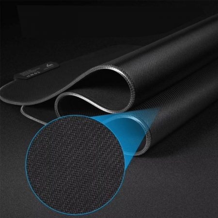 Mousepad de gaming VarioShop® cu iluminare LED, Confectionat din material flexibil, antiaderent si rezistent la umiditate, 4 module de iluminat, 7 culori, Cablu de aprox. 180 cm, Calitate premium, Dim [9]