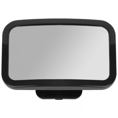 Oglinda auto supraveghere bebe VarioShop®, fixare tetiera, suport anti-alunecare, rotativa 360 grade, 30x18, 7cm, negru [19]