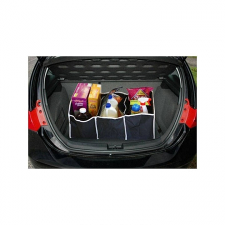 Organizator auto pliabil pentru portbagaj VarioShop®, 3 compartimente, 4 buzunare, 58 x 32 x 32 cm, Negru [12]